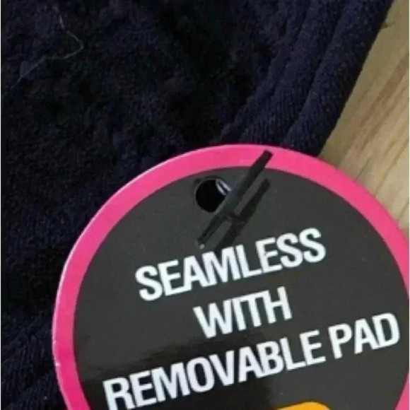 🆕Rene Rofe Seamless Cut Out Black Sport Bra🆕 - Picture 12 of 12